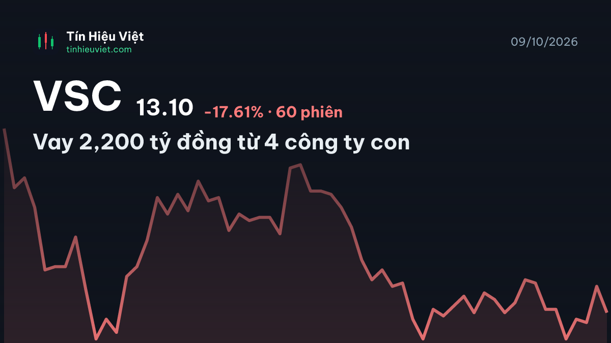 VSC: VSC: Vay 2,200 tỷ đồng từ 4 công ty con